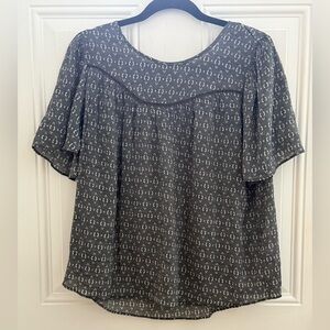 Nanette Lepore short sleeve Top/Blouse. Size Medium.